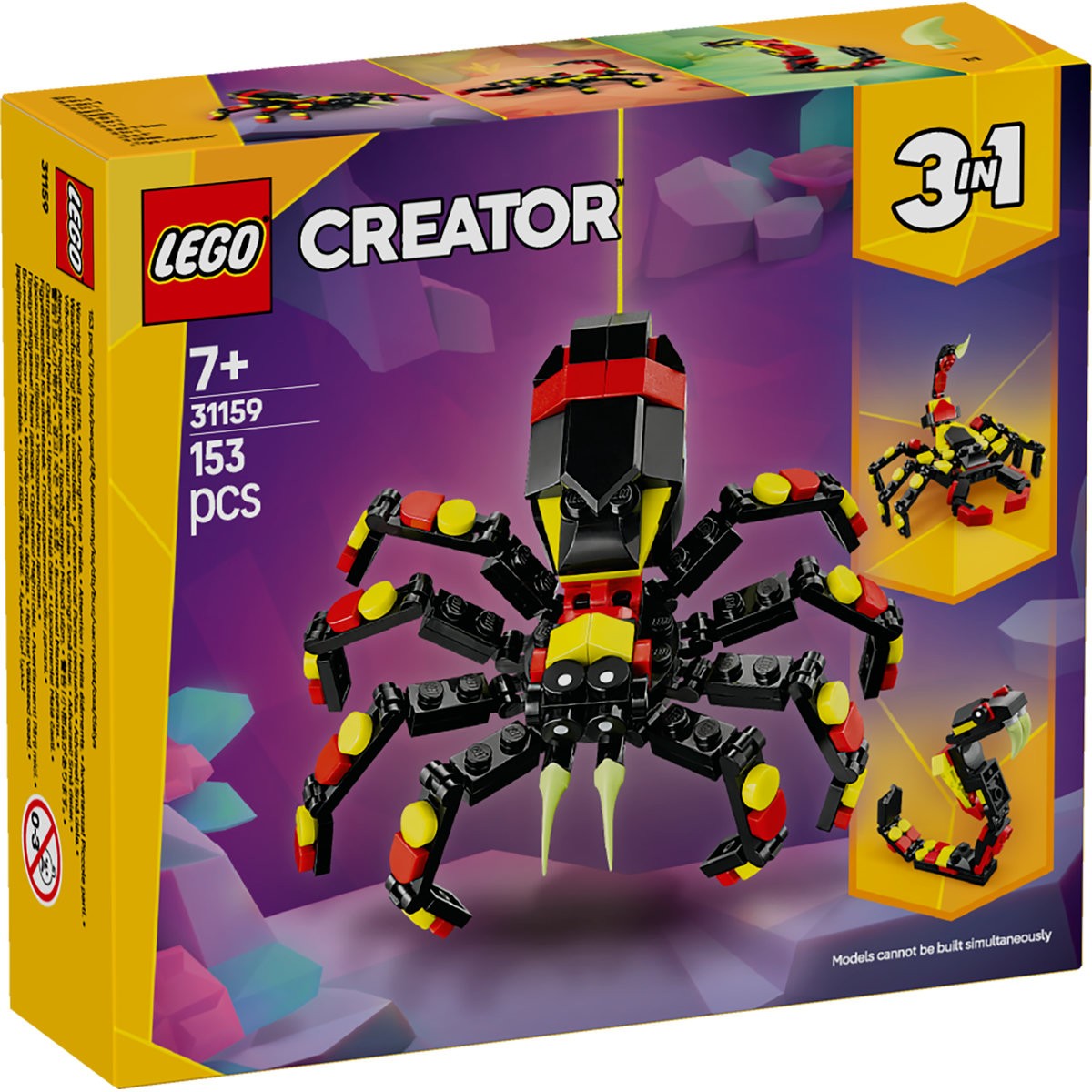 LEGO Creator Animale Salbatice: Paianjen Surprinzator 31159
