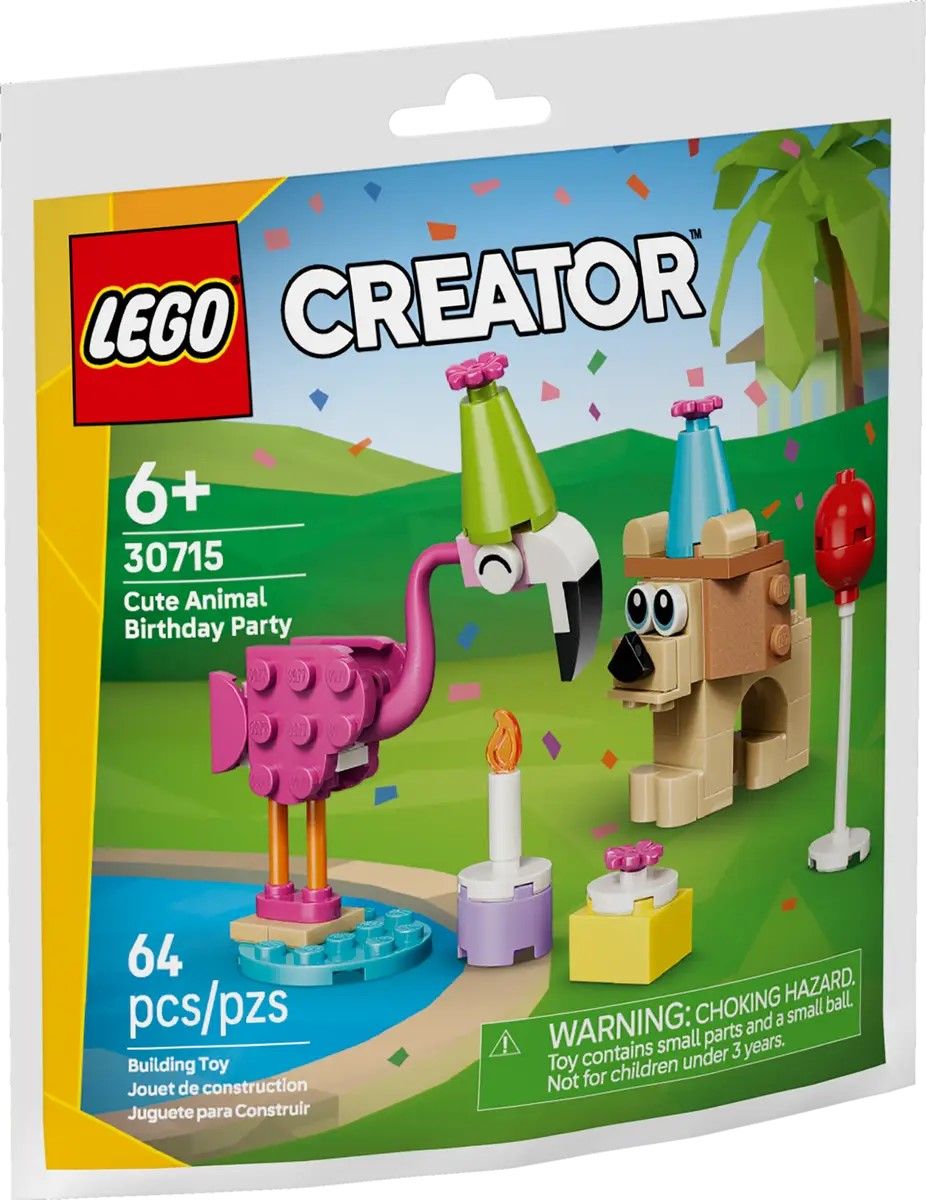 LEGO CREATOR PETRECERE DE ZI DE NASTERE CU ANIMALUTE 30715