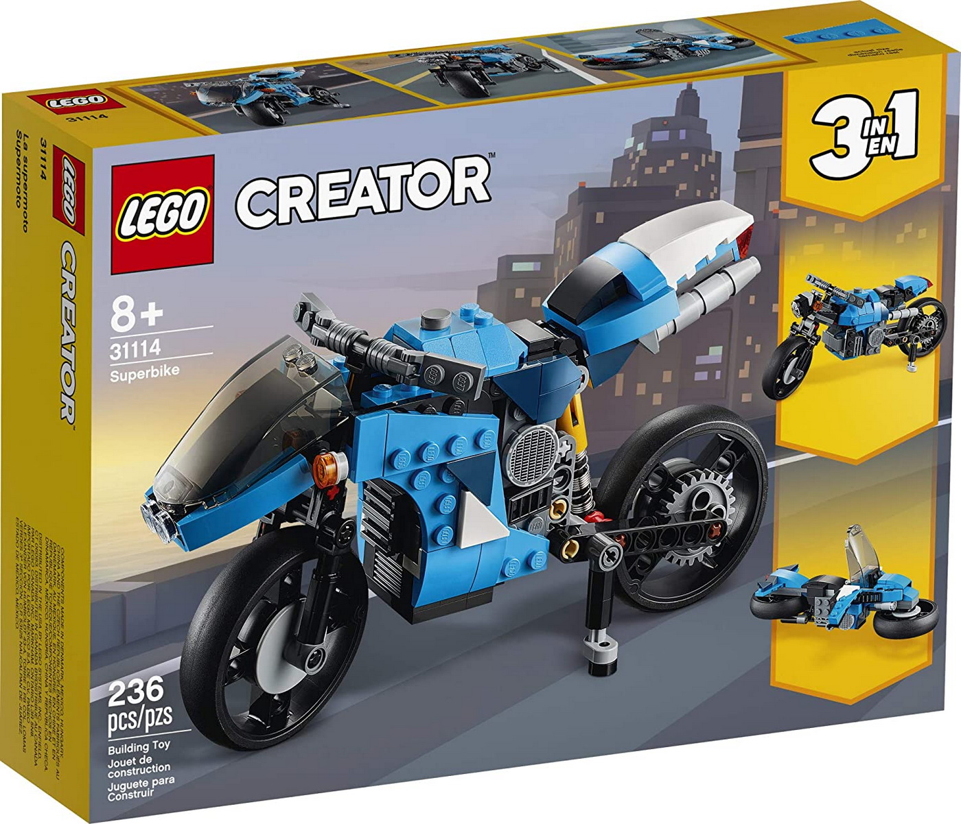 LEGO CREATOR SUPER MOTOCICLETA 31114