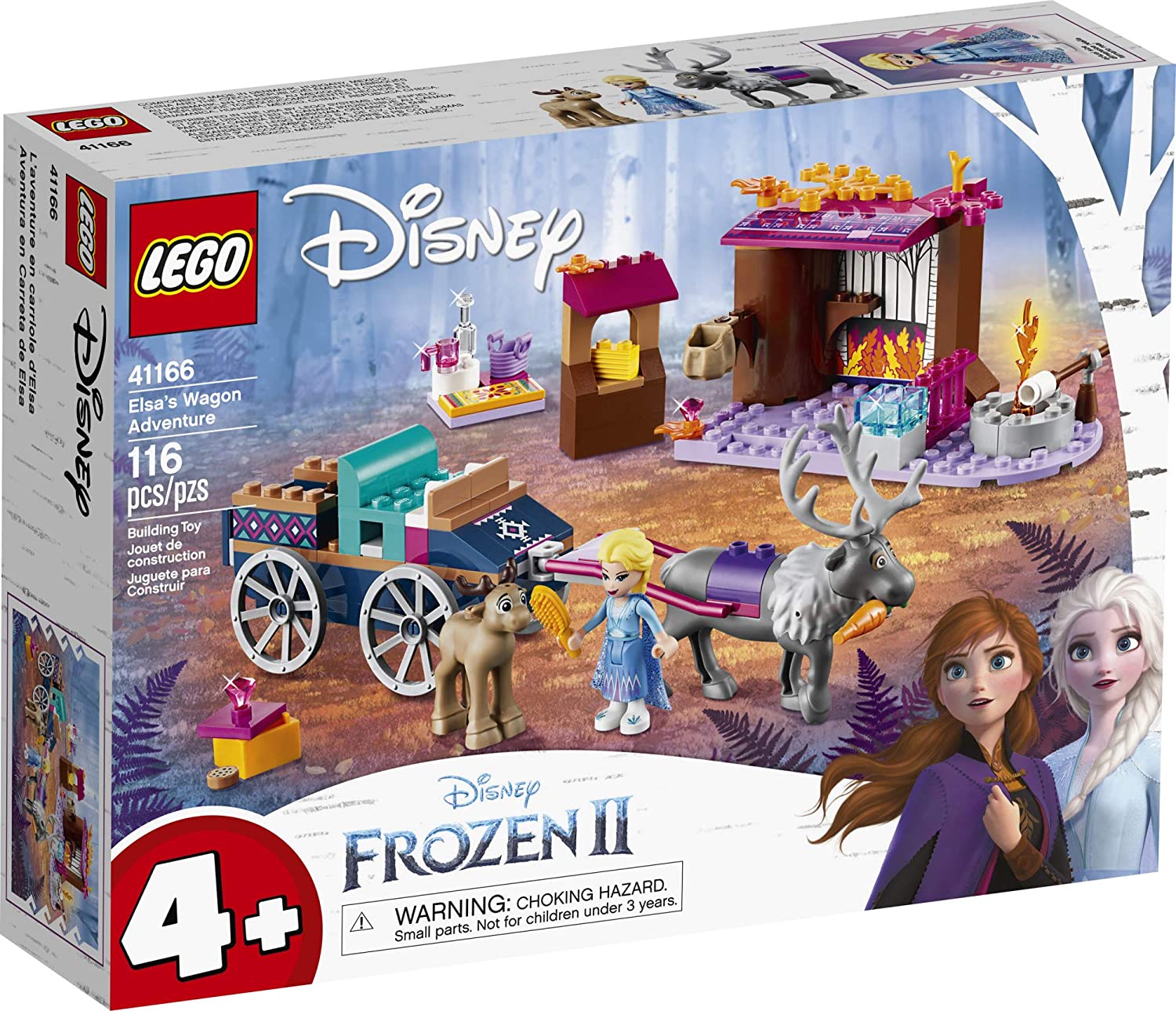 LEGO Disney Frozen Ii Aventura Elsei Cu Trasura 41166