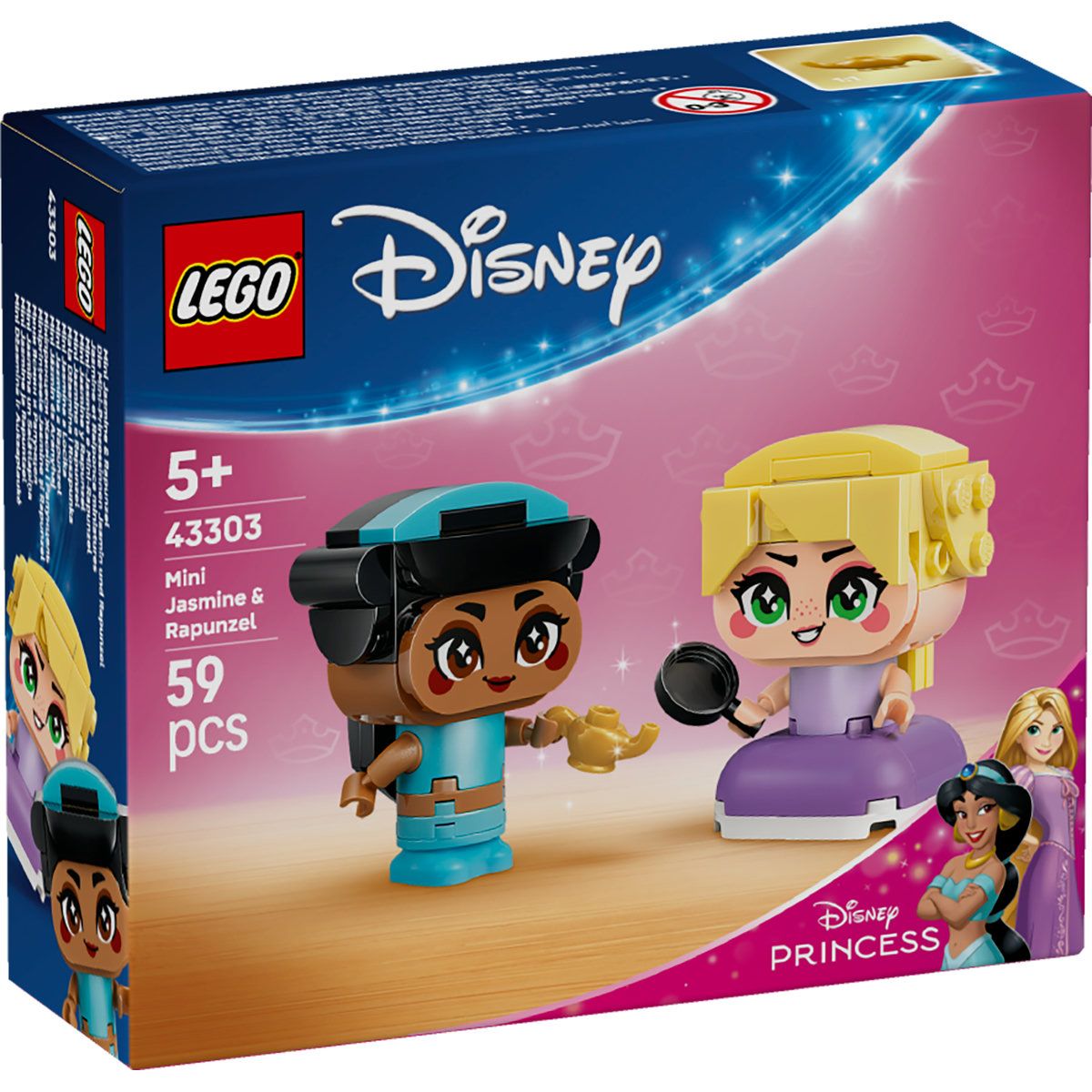 LEGO DISNEY PRINCESS MINIPRINTESELE JASMINE SI RAPUNZEL 43303