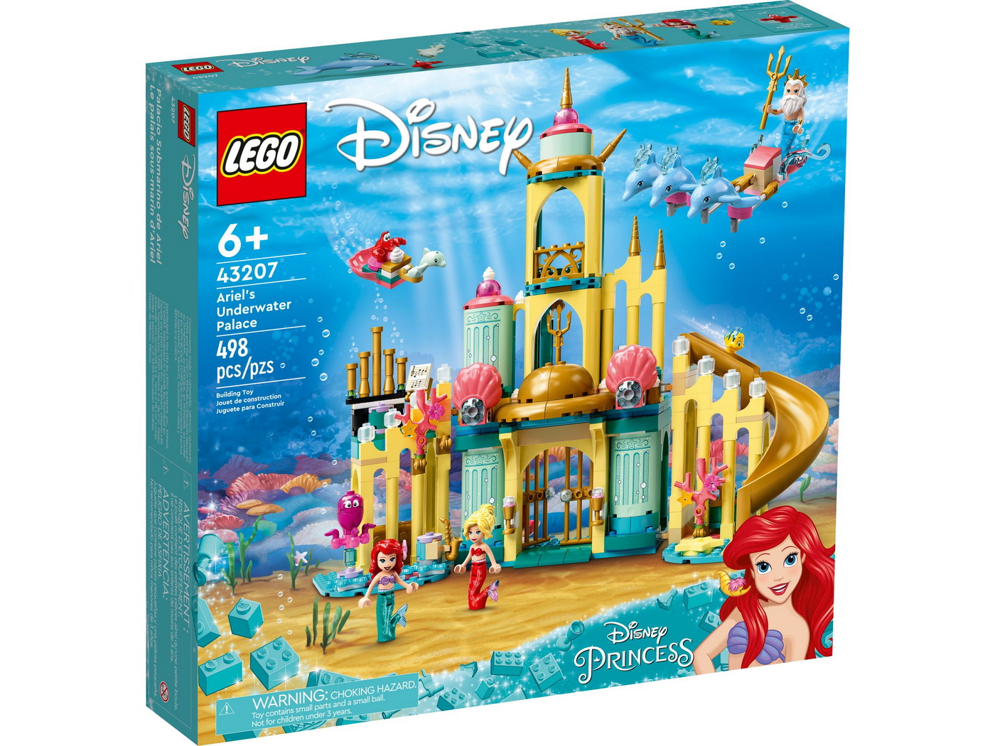 LEGO DISNEY PRINCESS PALATUL SUBACVATIC A LUI ARIEL 43207