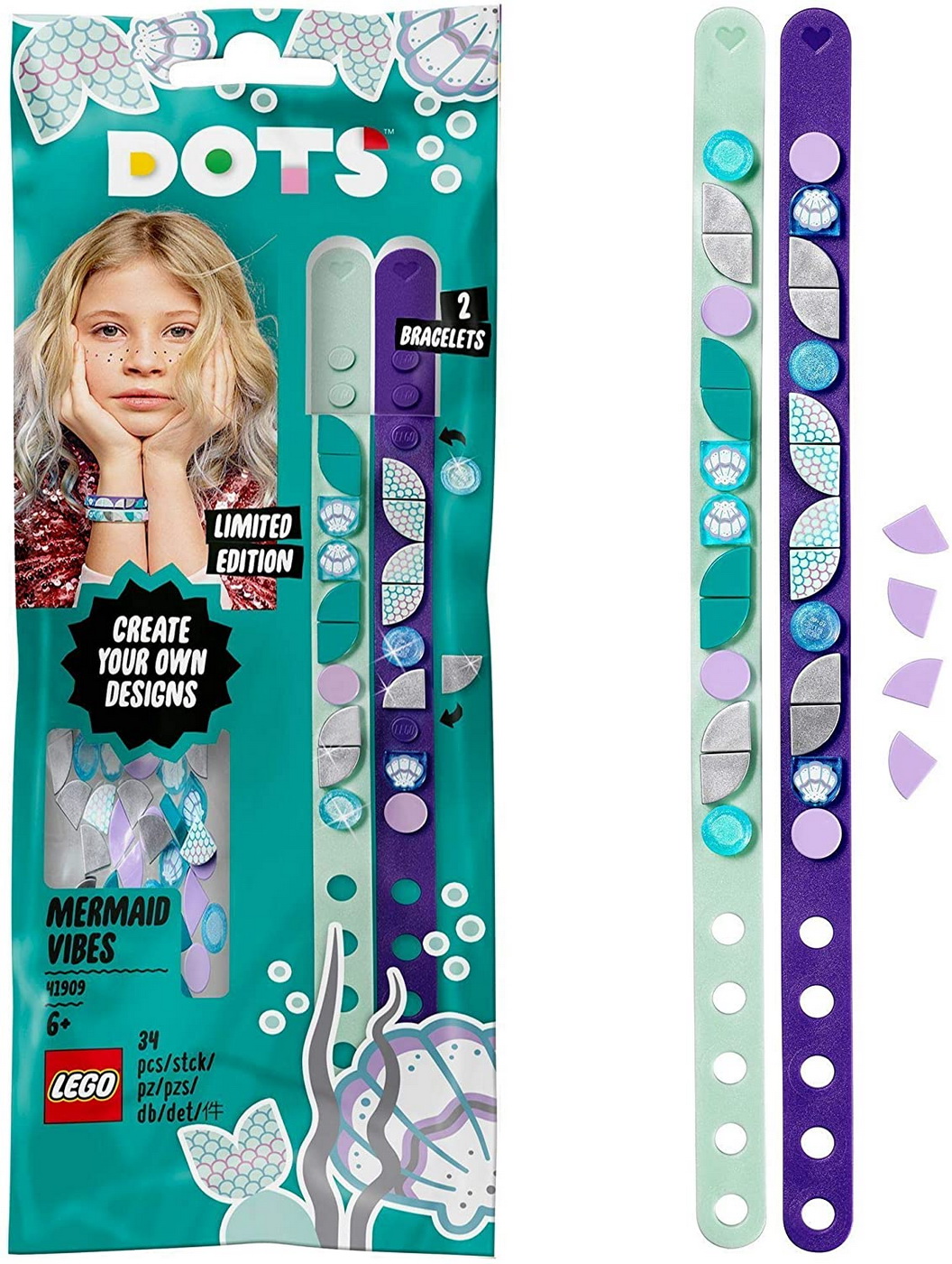LEGO DOTS BRATARI FANTEZII MARINE 41909