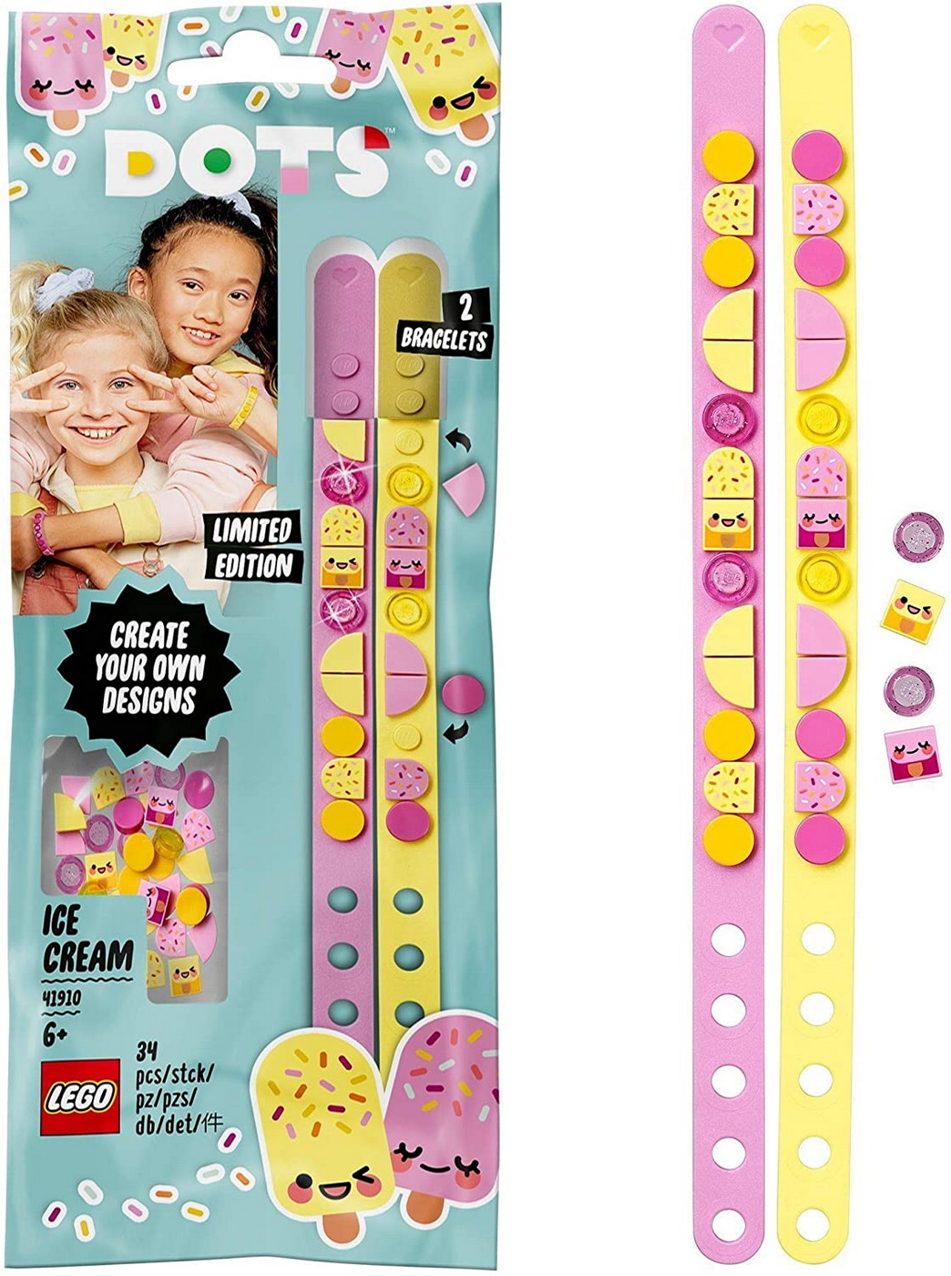 LEGO DOTS BRATARI PRAJITURELE SIMPATICE 41910