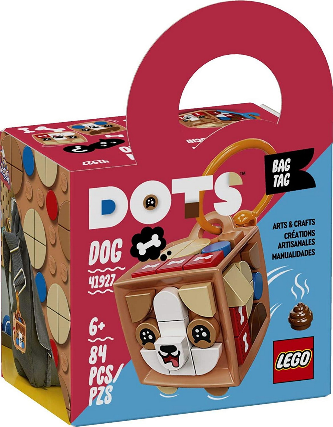 LEGO DOTS CAINE ECUSON DE BAGAJ 41927
