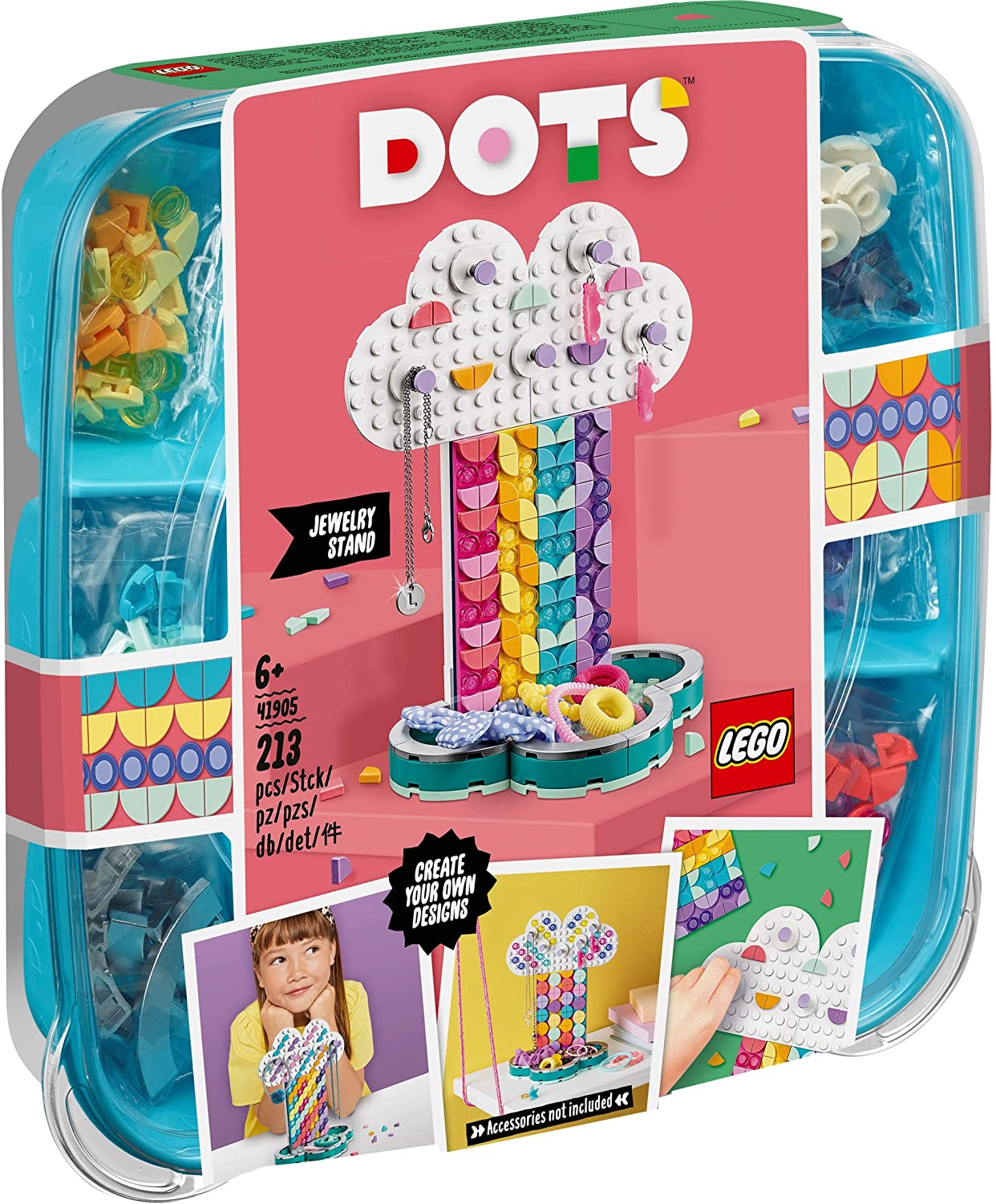 LEGO Dots Stativ Curcubeu Pentru Bijuterii 41905