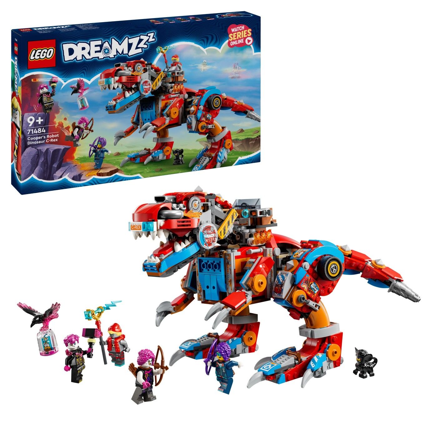 LEGO Dreamzzz Dinozaurul Robot C Rex Al Lui Cooper 71484
