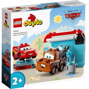LEGO DUPLO DISTRACTIE LA SPALATORIE CU FULGER MCQUEEN SI MATER 10996