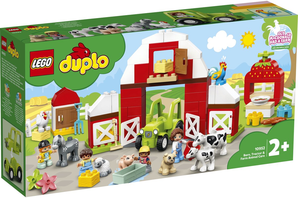 LEGO Duplo Hambar, Tractor Si Ingrijirea Animalelor 10952