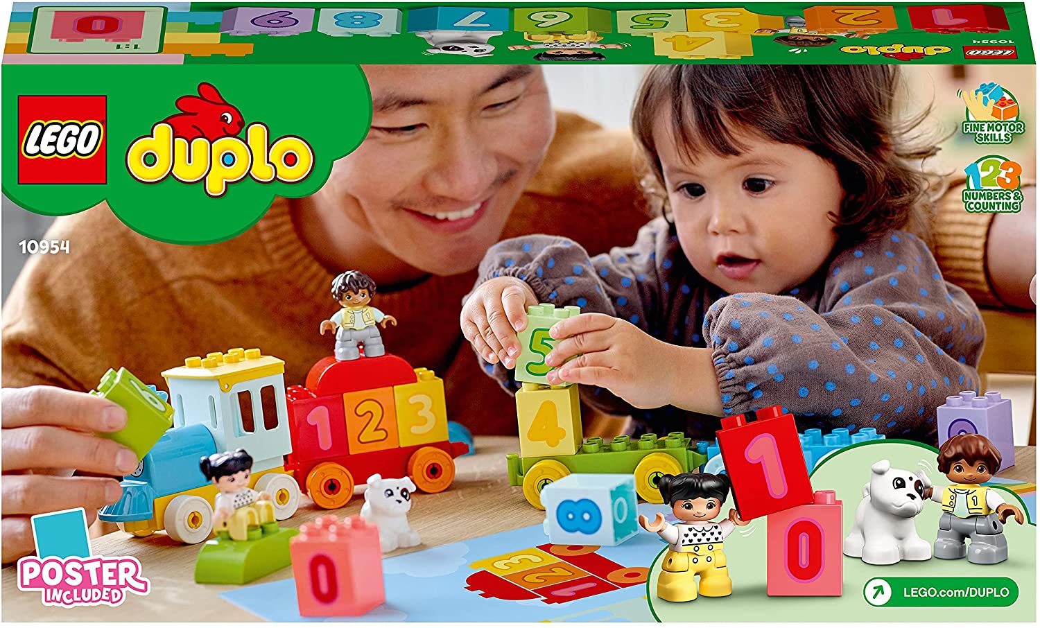 LEGO Duplo Primul Meu Tren Cu Numere - Invata Sa Numeri 10954