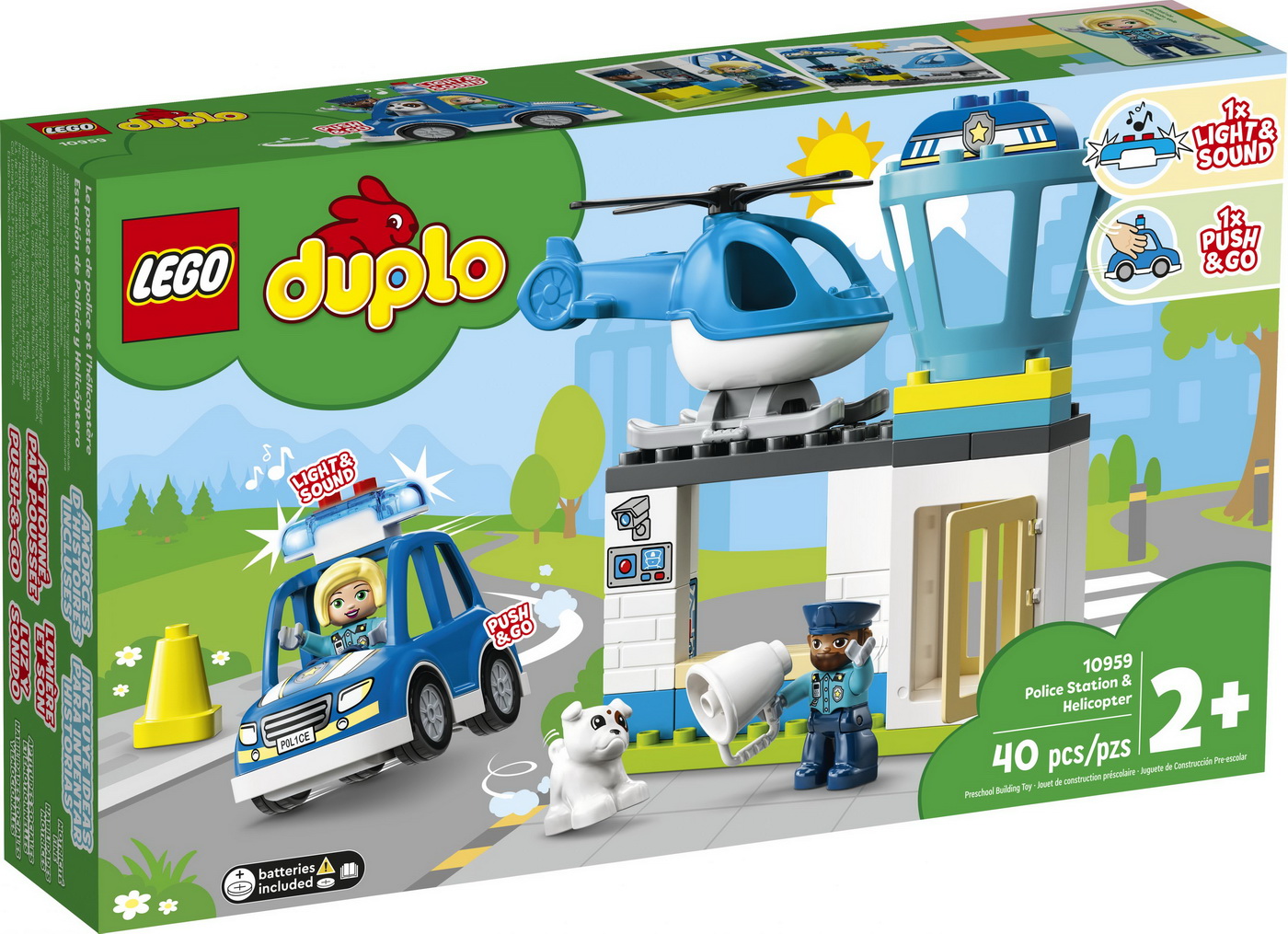LEGO Duplo Sectie De Politie Si Elicopter 10959