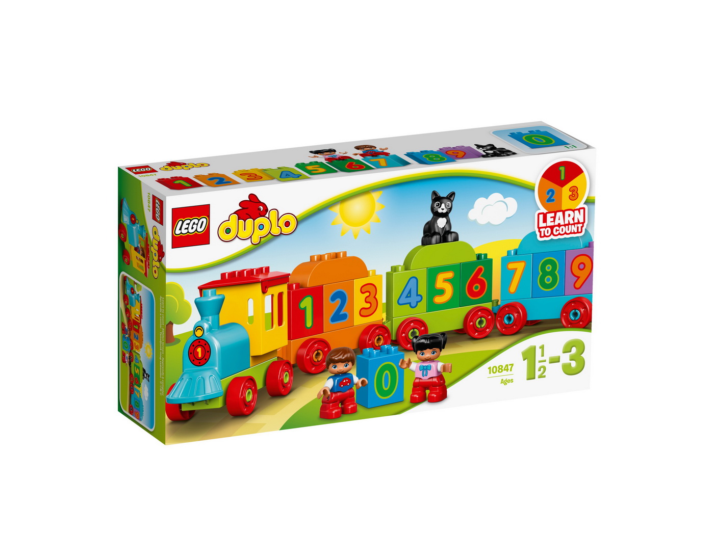 LEGO DUPLO TRENUL CU NUMERE 10847