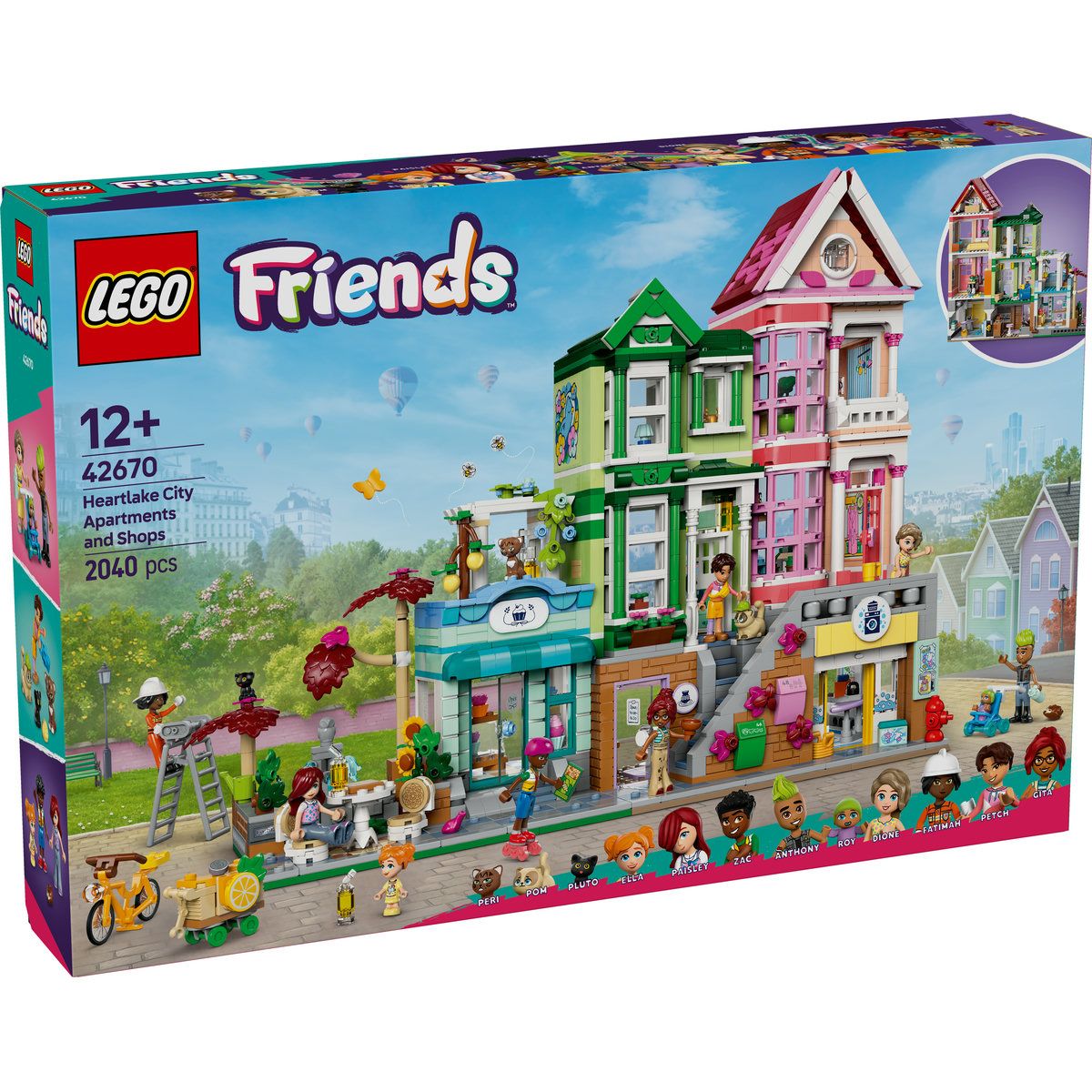 LEGO FRIENDS APARTAMENTE SI MAGAZINE ÎN ORASUL HEARTLAKE 42670