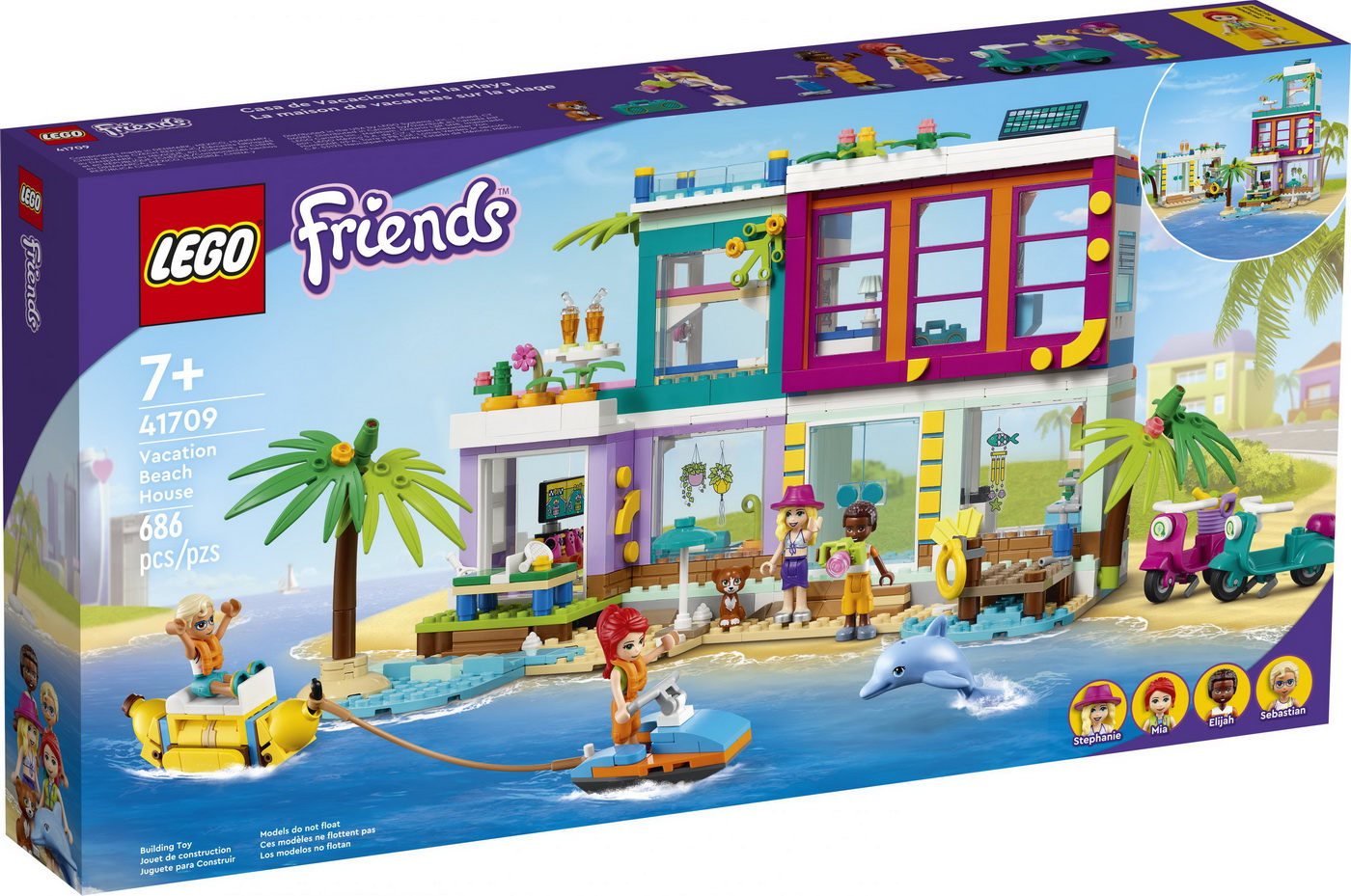 LEGO Friends Casa De Vacanta De Pe Plaja 41709