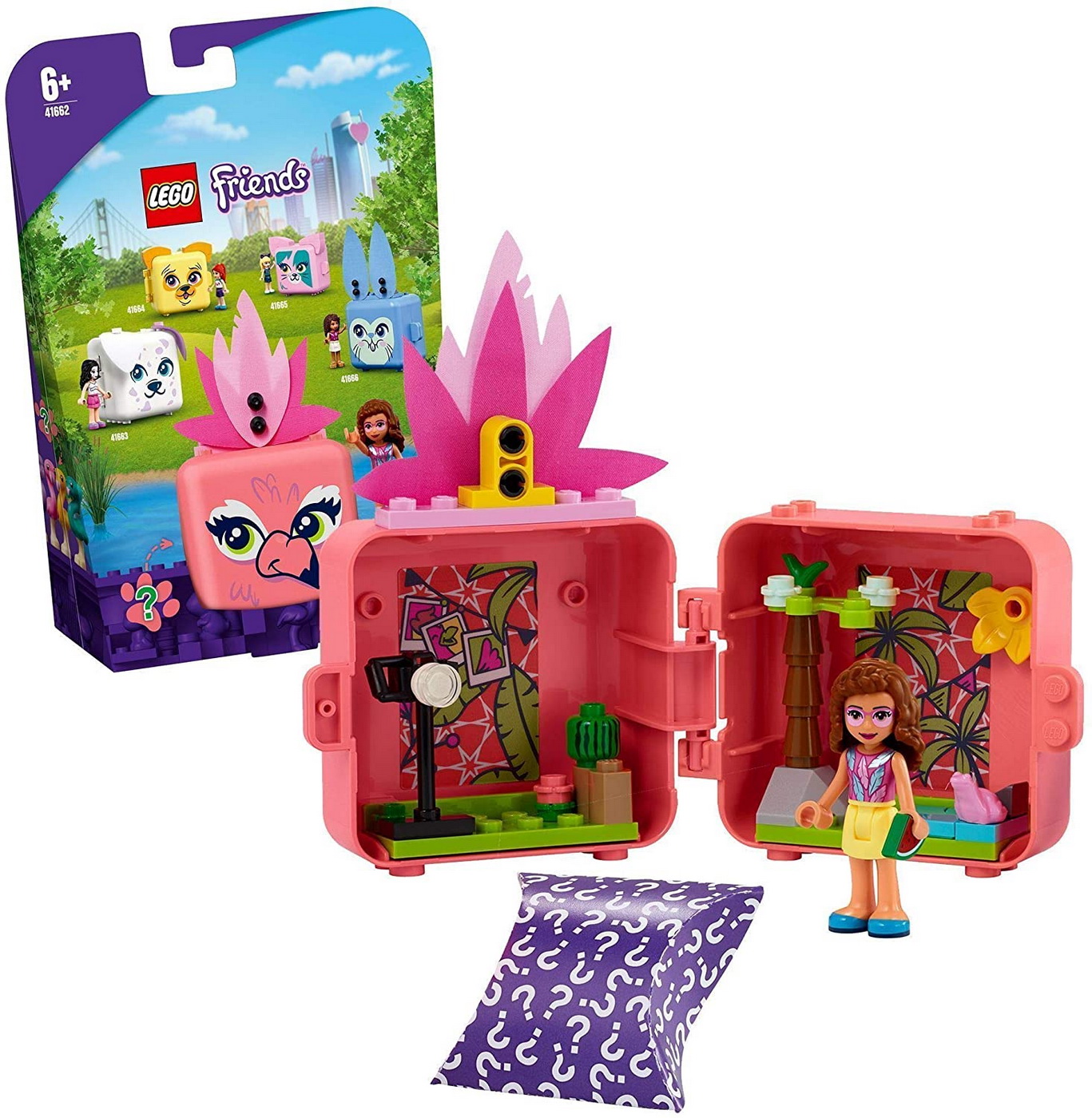 LEGO Friends Cubul Flamingo Al Oliviei 41662