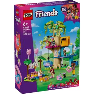 LEGO FRIENDS PETRECERE DE ZIUA DE NASTERE A PISICII SI CASUTA IN COPAC 42666