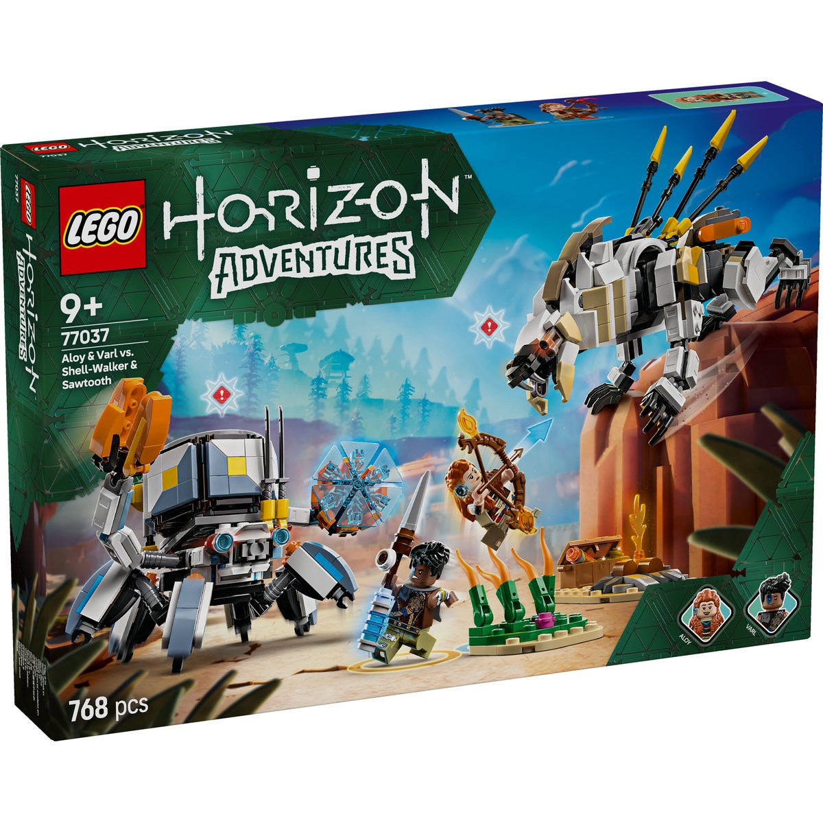 LEGO Horizon Adventures Aloy Si Varl Vs Shell Walker Si Sawtooth 77037