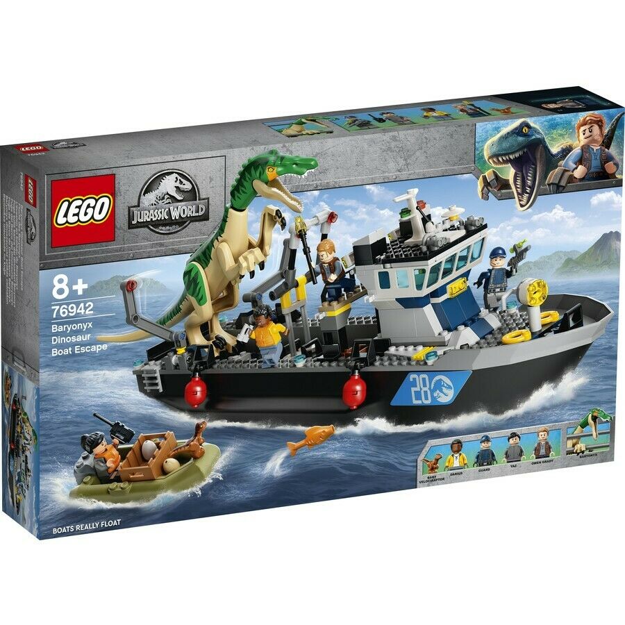 LEGO Jurassic World Evadarea Cu Barca A Dinozaurului Baryonyx