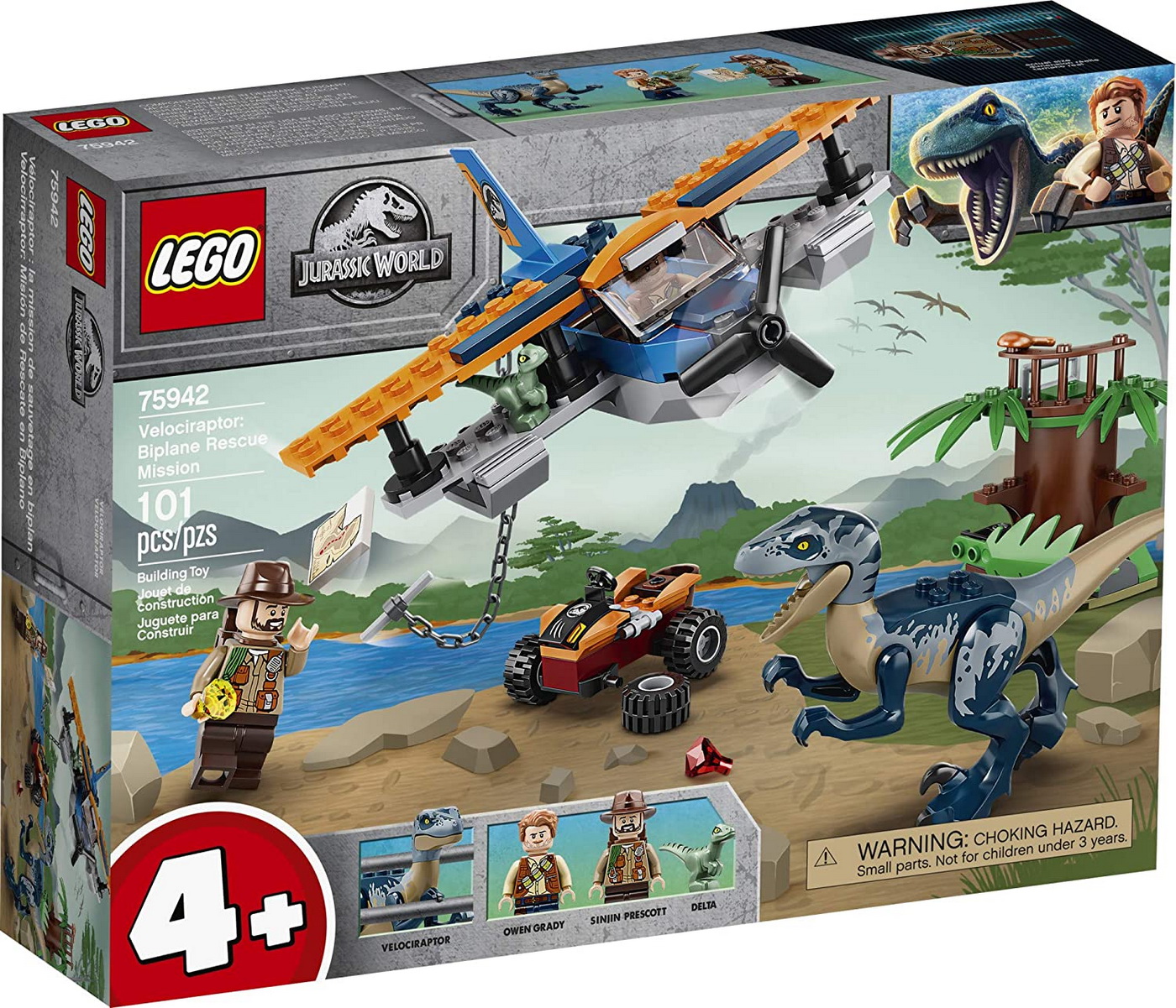 LEGO Jurassic World Evadarea Lui Gallimimus Si Pteranodon 75942