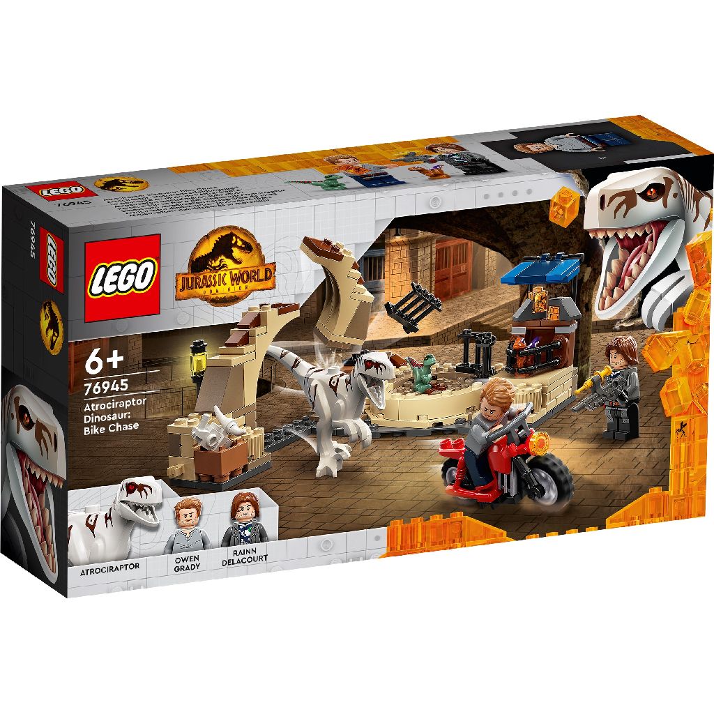 LEGO JURASSIC WORLD URMARIREA LUI ATROCIRAPTOR 76945