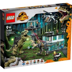 LEGO JURRASIC WORLD ATACUL GIGANOTOZAURULUI SI THERIZINOSAURULUI 76949