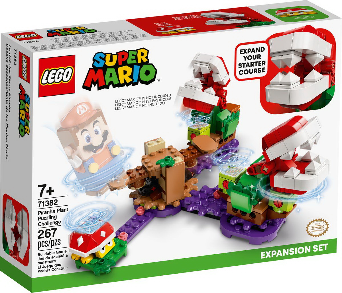 LEGO Leaf Set De Extindere Provocarea Plantei Piranha 71382
