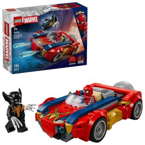 LEGO MARVEL OMUL PAIANJEN IN MASINA VS WOLVERINE VENOMIZAT 76336