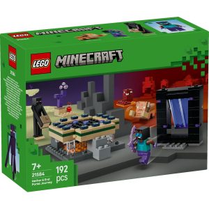 LEGO MINECRAFT CALATORIE PRIN PORTALURILE NETHER SI END 21584