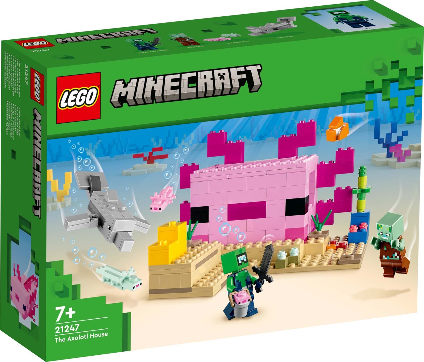 LEGO MINECRAFT CASA AXOLOTL 21247