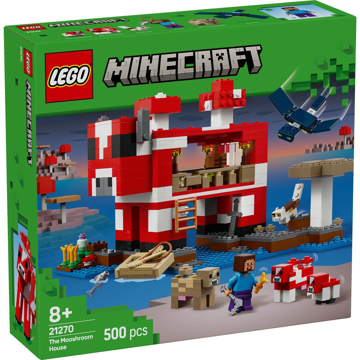 LEGO Minecraft Casa Mooshroom 21270