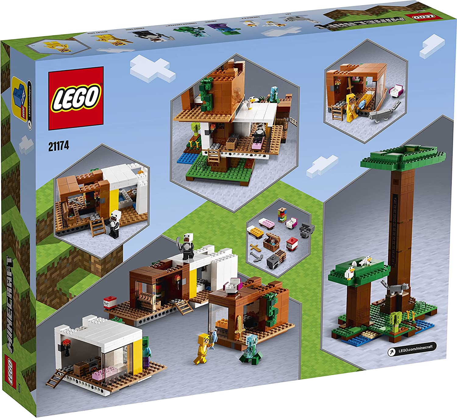 LEGO Minecraft Casuta Din Copac 21174