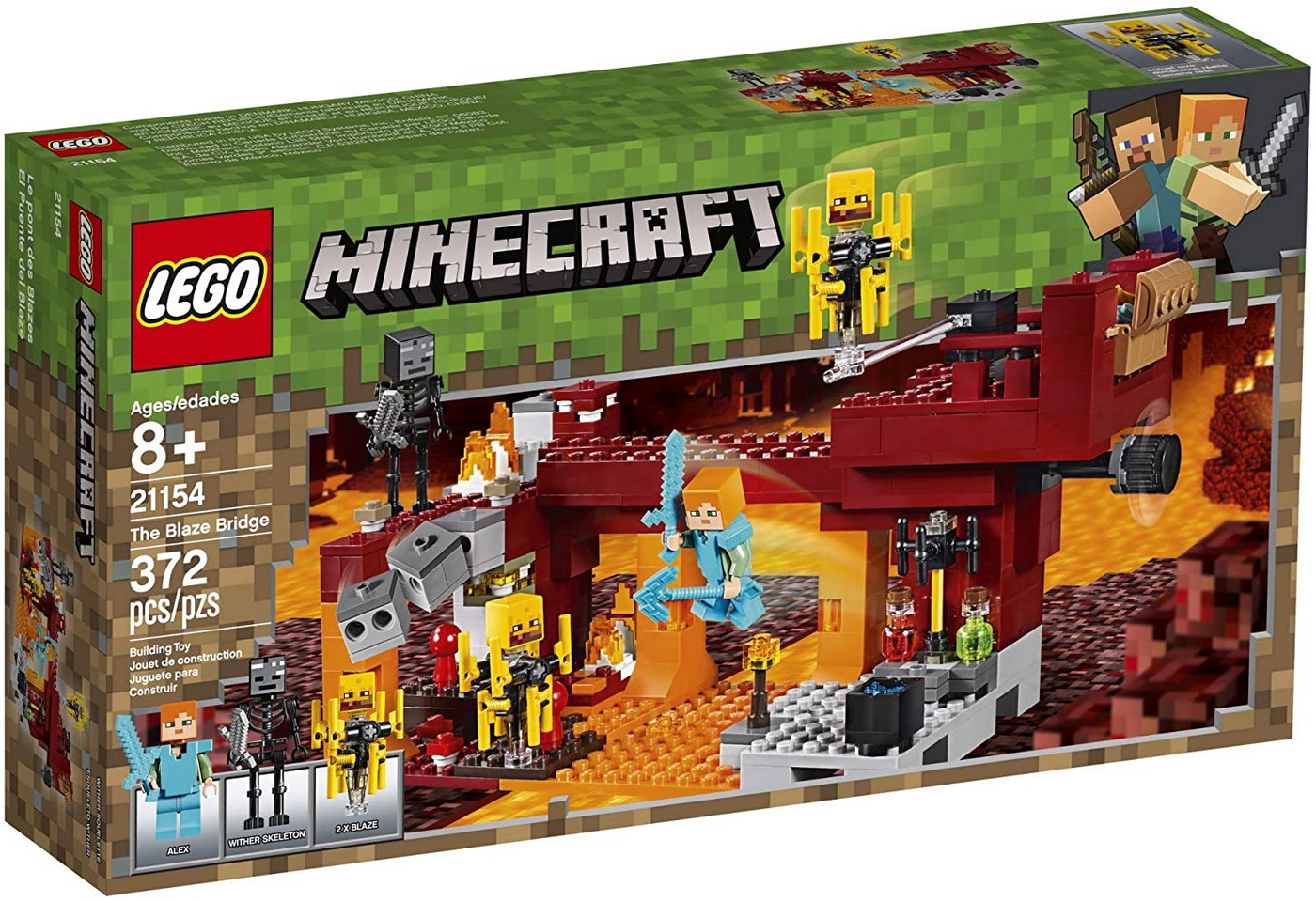 LEGO MINECRAFT PODUL FLACARILOR 21154