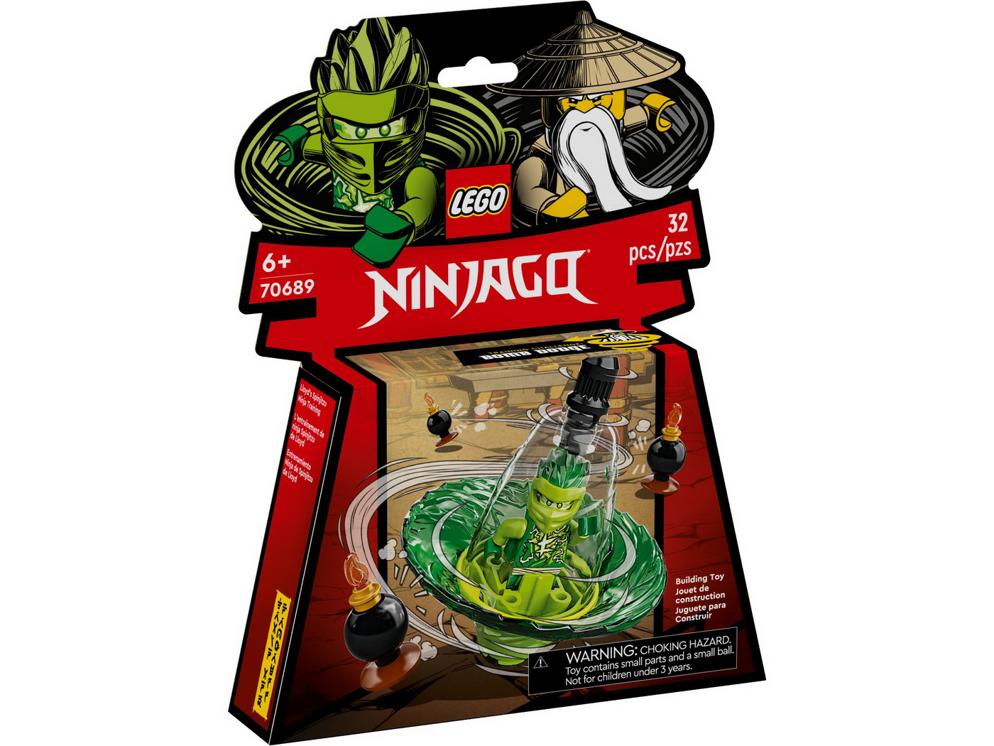 LEGO Ninjago Antrenamentul Sprinjitzu Ninja Al Lui Lloyd 70689