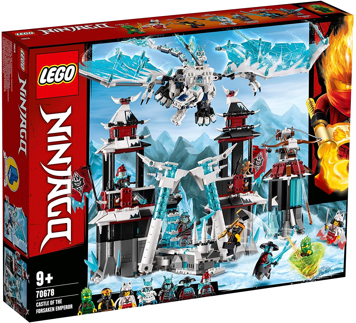 LEGO NINJAGO CASTELUL IMPARATULUI PARASIT 70678
