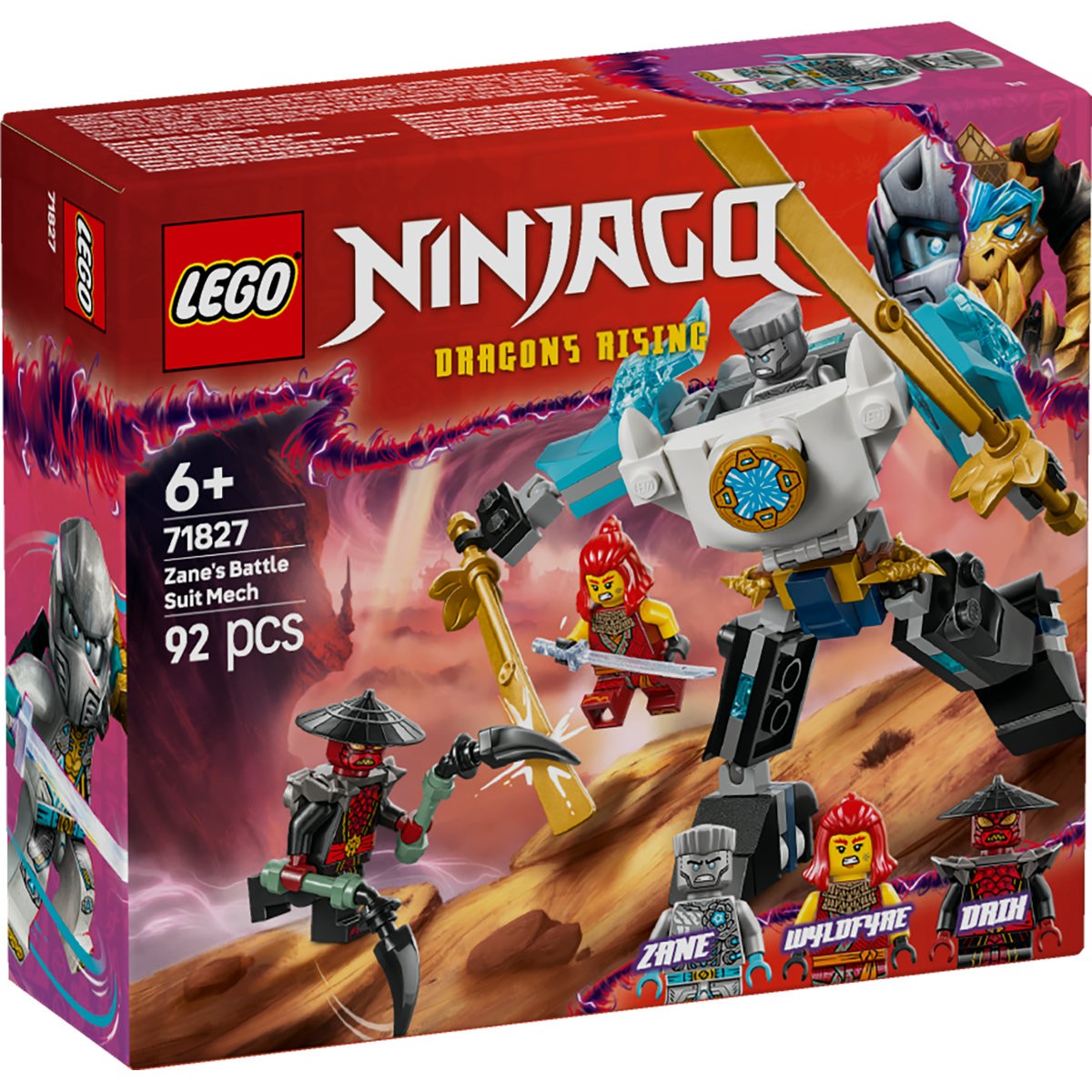 LEGO Ninjago Costumul Robot De Lupta Al Lui Zane 71827