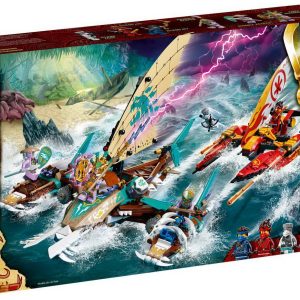 LEGO NINJAGO LUPTA PE MARE CU CATAMARANUL 71748
