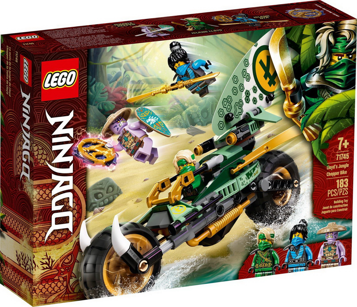 LEGO Ninjago Motocicleta Chopper De Jungla A Lui Lloy 71745