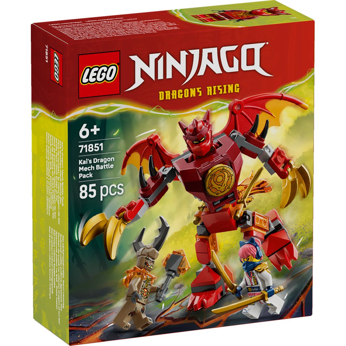 LEGO Ninjago Pachet De Lupta Cu Robotul Dragon Al Lui Kai 71851