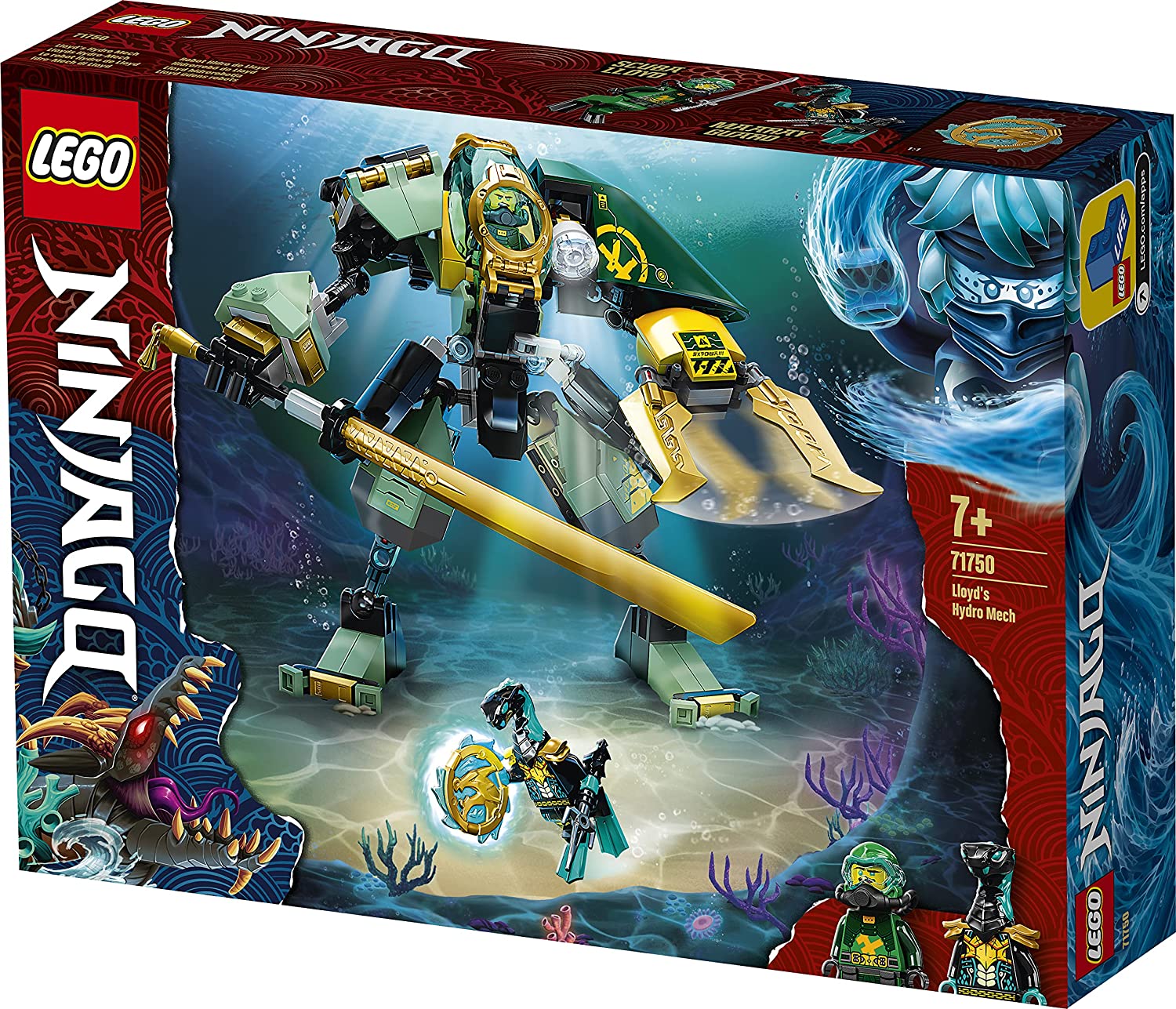 LEGO NINJAGO ROBOTUL HIDRO AL LUI LLOYD 71750