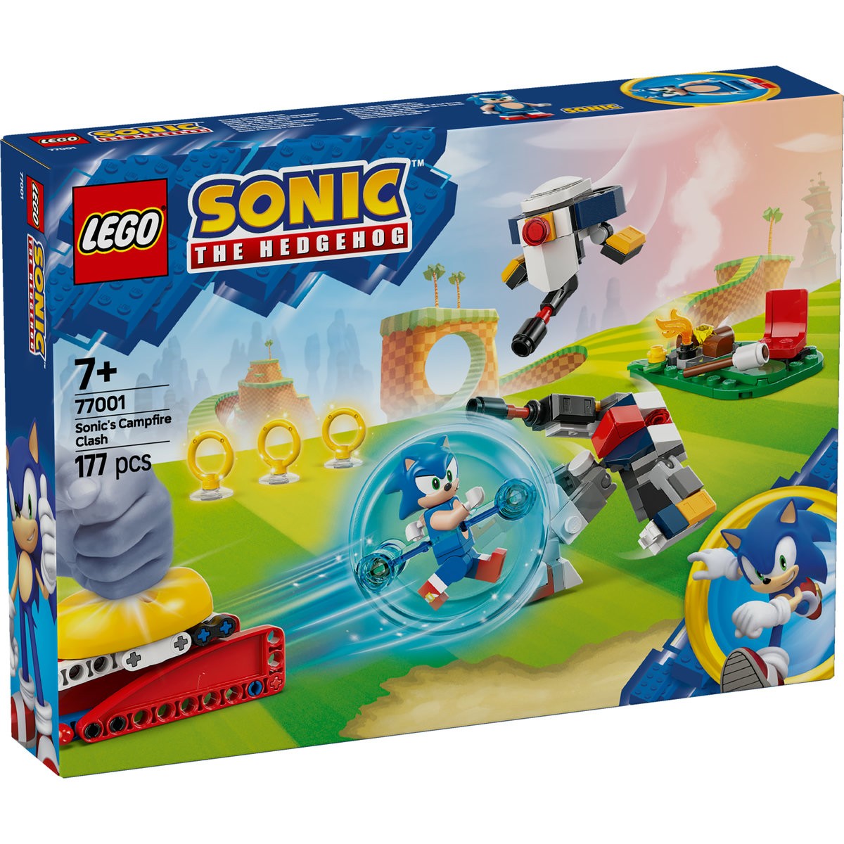 LEGO SONIC ÎNFRUNTARE LA FOCUL DE TABARA AL LUI SONIC 77001