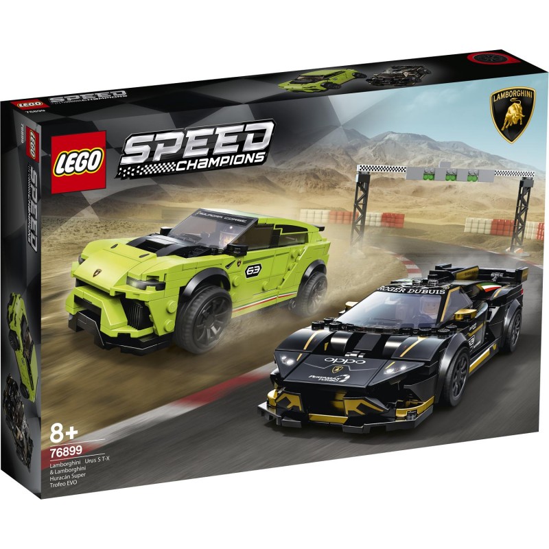 LEGO SPEED CHAMPIONS LAMBORGHINI URUS ST X SI LAMBORGHINI HURACAN SUPER TROFEO EVO 76899