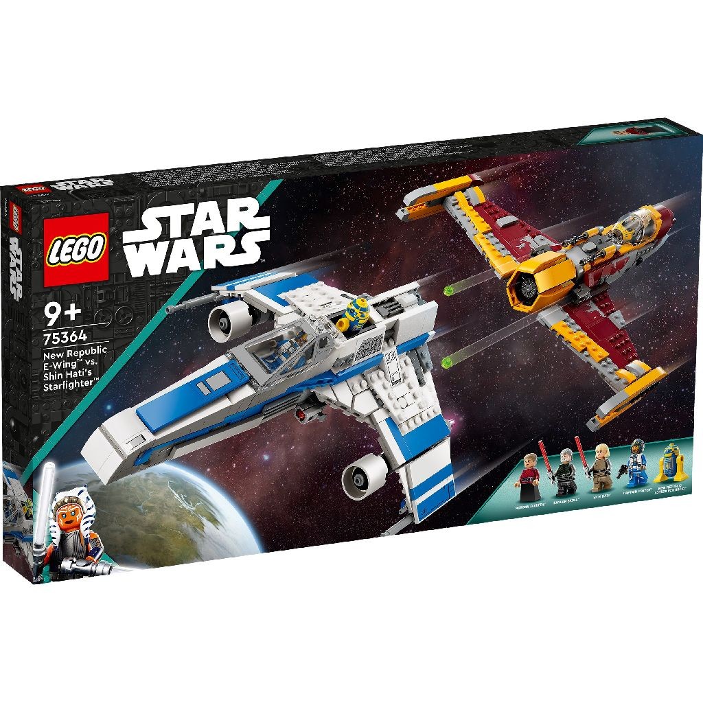 LEGO STAR WARS E-WING AL NOII REPUBLICI VS STARFIGHTER-UL LUI SHIN HATI 75364