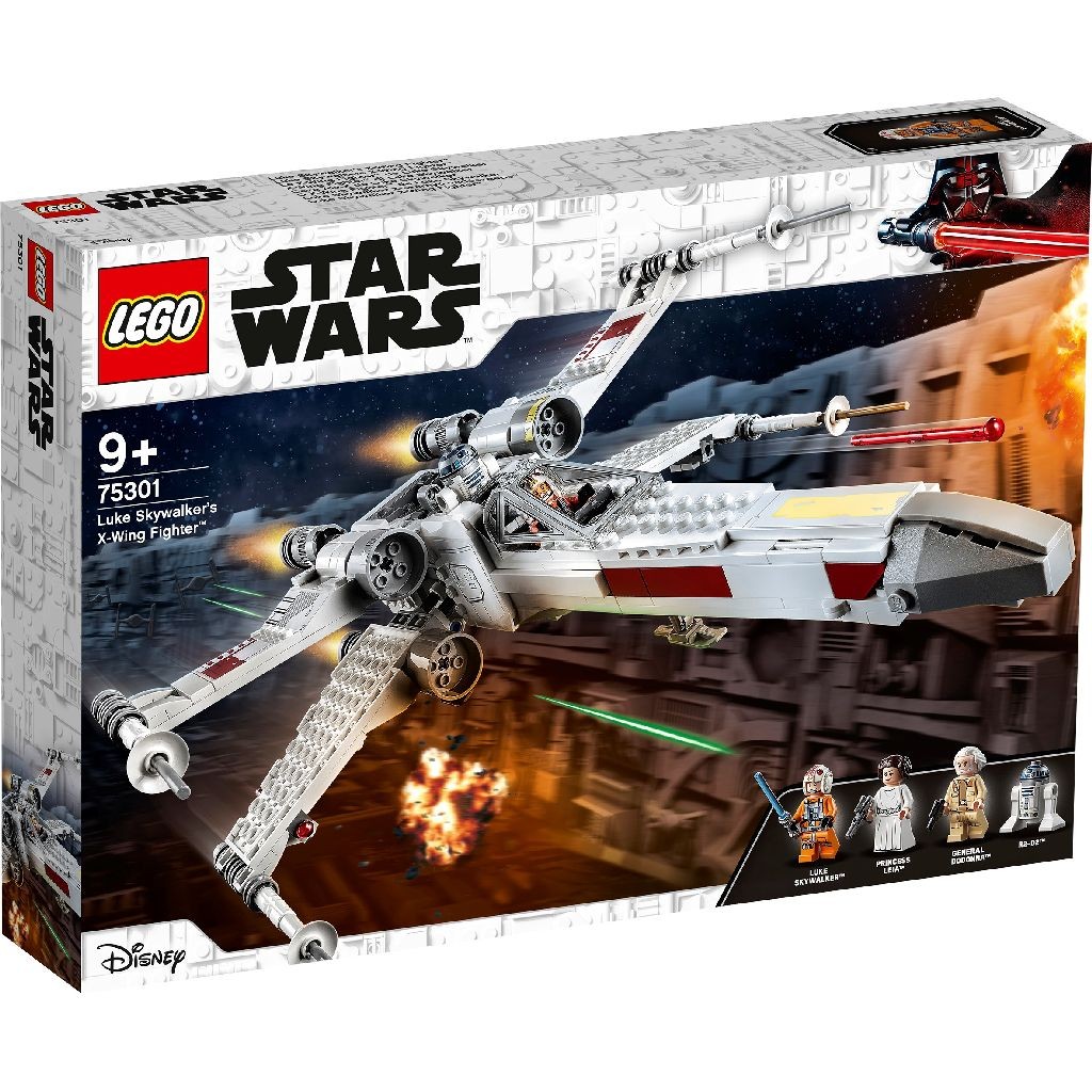 LEGO Star Wars Nava X-Wing Al Lui Luke Skywalker 75301
