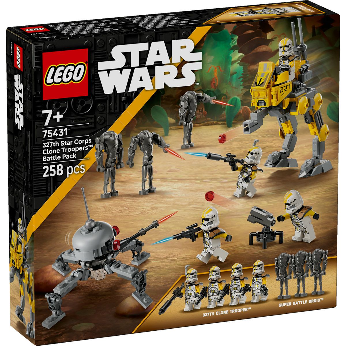 LEGO Star Wars Pachet De Lupta Soldati Clona Din Unitatea Stelara 327 75431