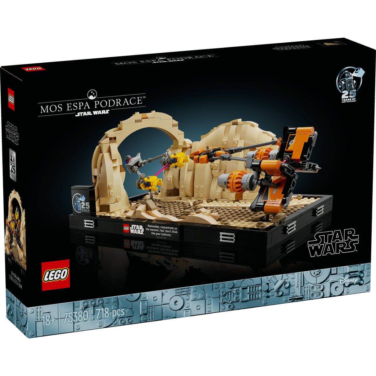 LEGO STAR WARS TM DIORAMA CURSA DIN MOS ESPA PODRACE 75380