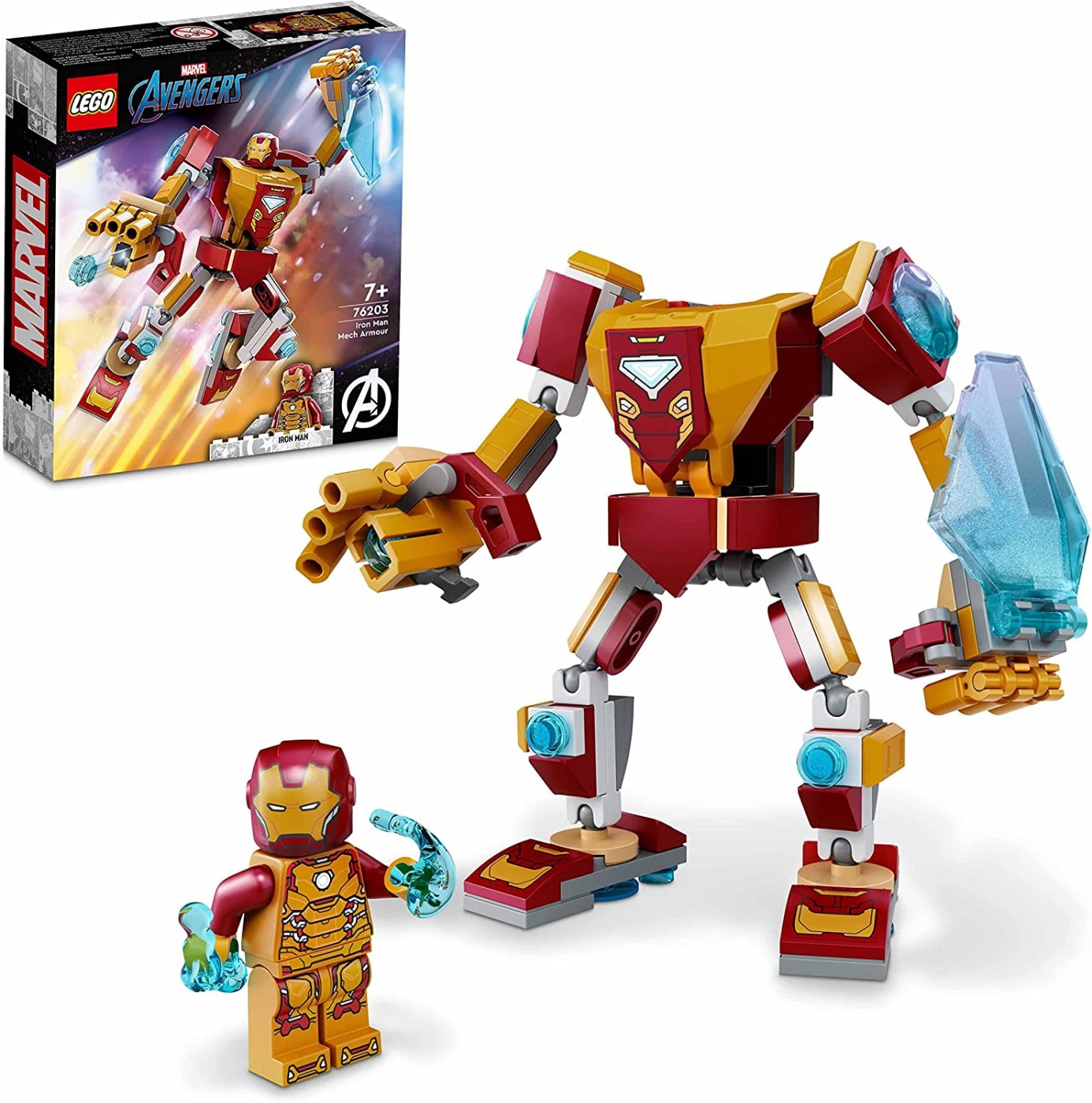 LEGO SUPER HEROES ARMURA DE ROBOT A LUI IRON MAN 76203