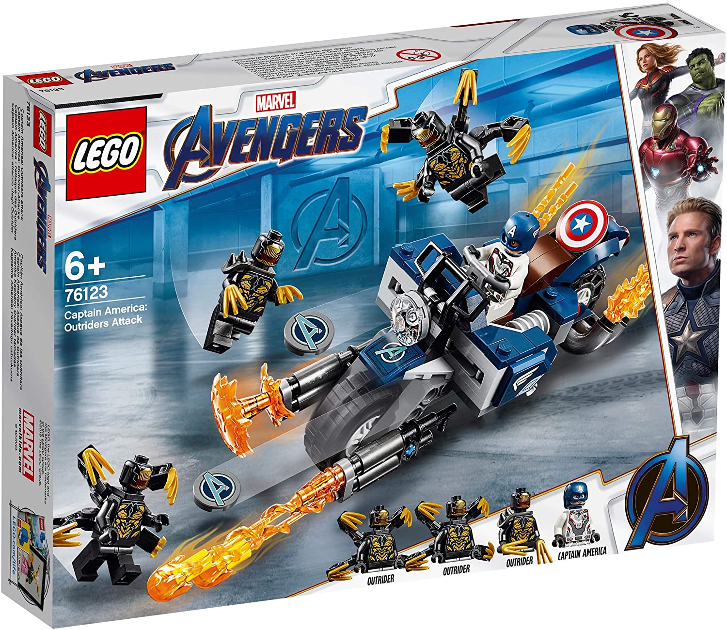 LEGO SUPER HEROES CAPTAIN AMERICA ATACUL OUTRIDERILOR 76123