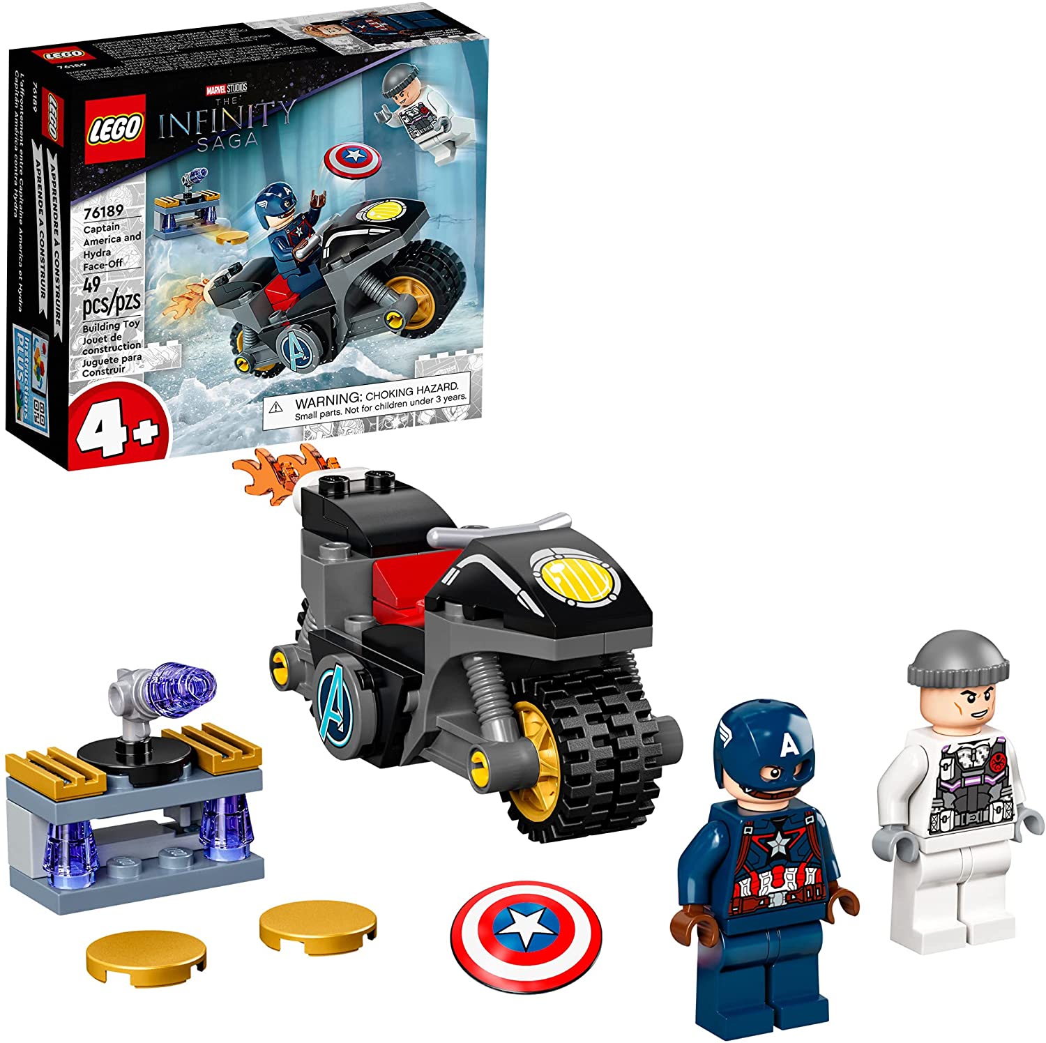 LEGO Super Heroes Infruntarea Dintre Captain America Si Hydra 76189
