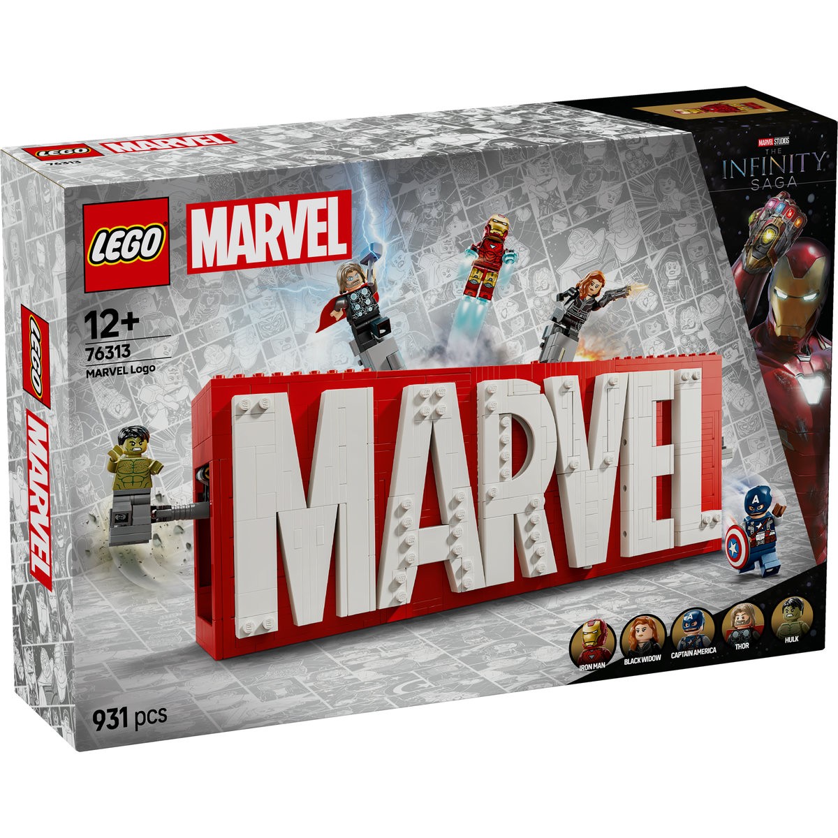 LEGO SUPER HEROES SIGLA SI MINIFIGURINE MARVEL 76313