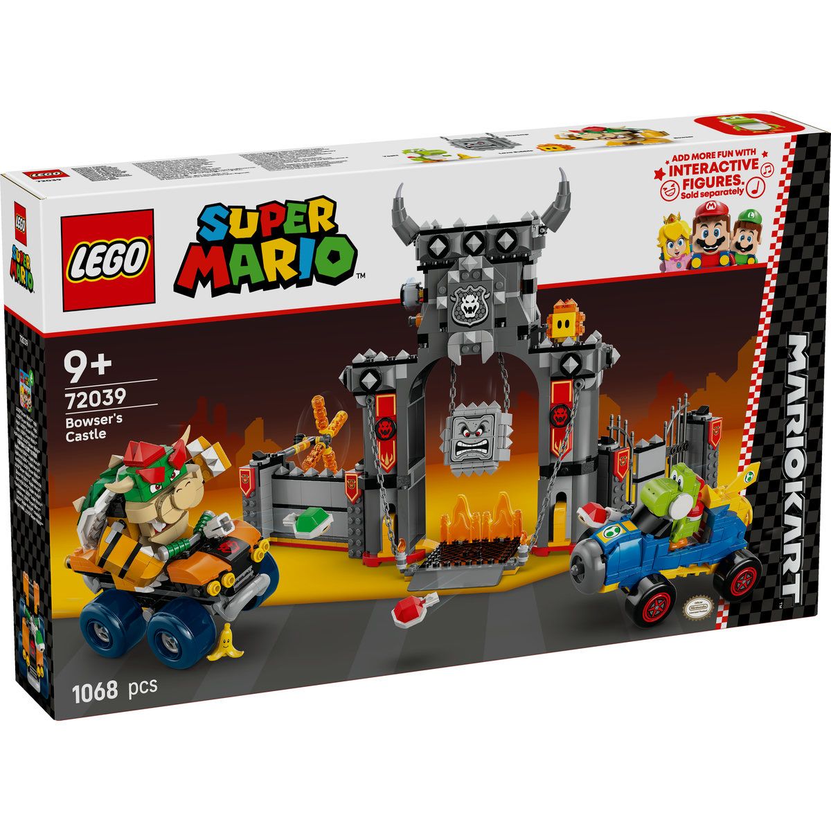 LEGO SUPER MARIO MARIO KART CASTELUL LUI BOWSER 72039